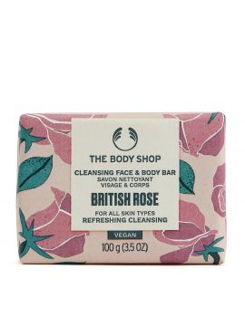 Oczyszczające wegańskie mydło do twarzy i ciała British Rose